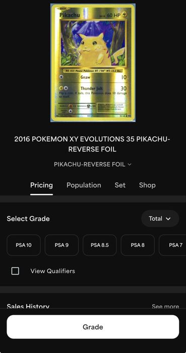 2016 Pokemon Xy Evolutions 35 Pikachu-Reverse Foil