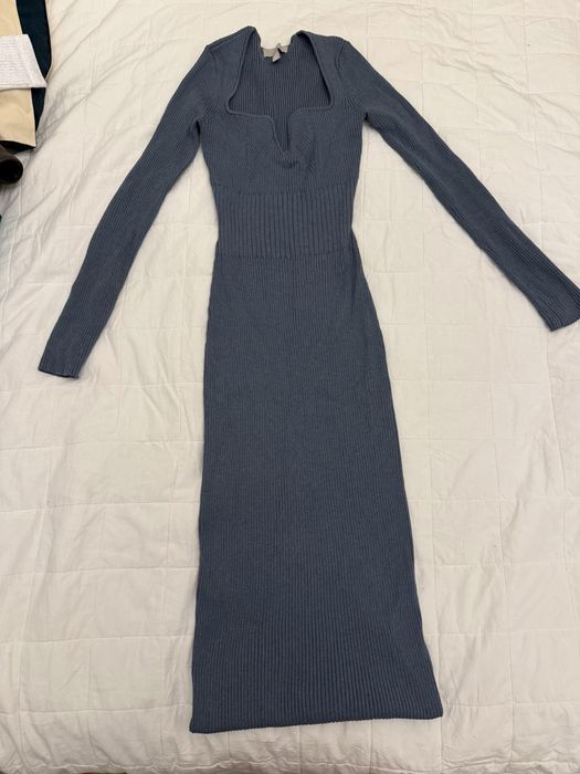 Платье мелкой вязки H&M