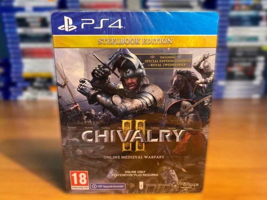 НОВЫЙ Chivalry II (2) Steelbook Edition* PS4/PS5 Большой Выбор Игр