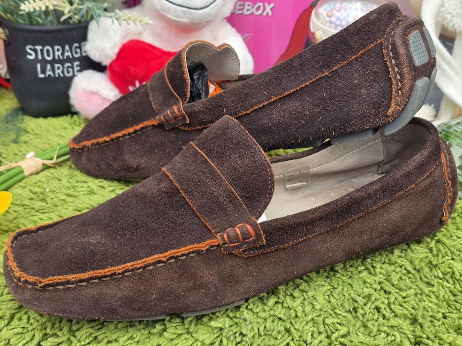 Strellson мъжки мокасини естествен велур N44,5