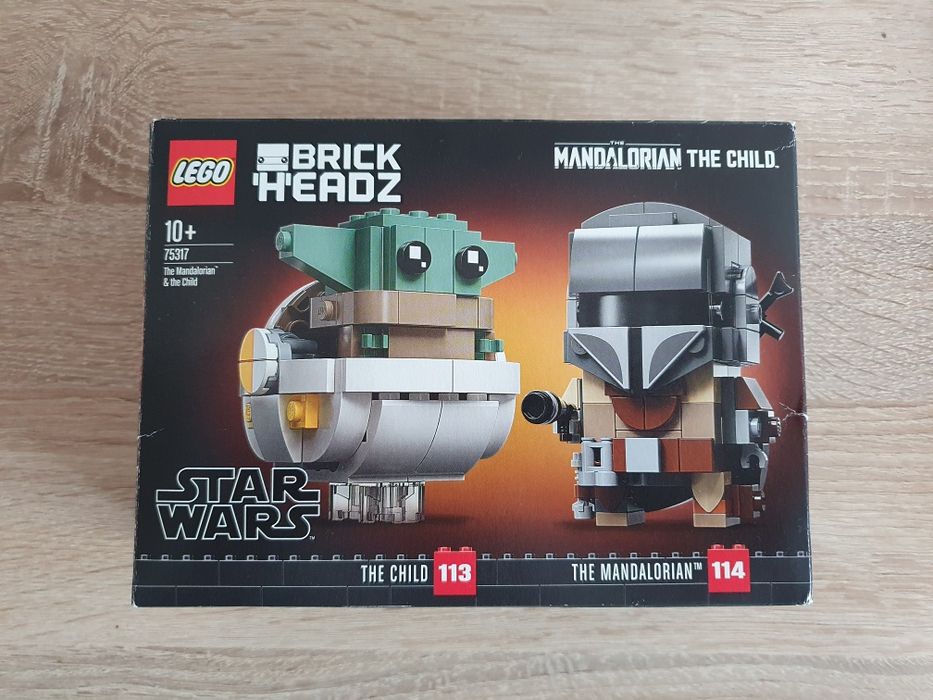 Лего Brickheadz The Mandalorian & the Child 75317