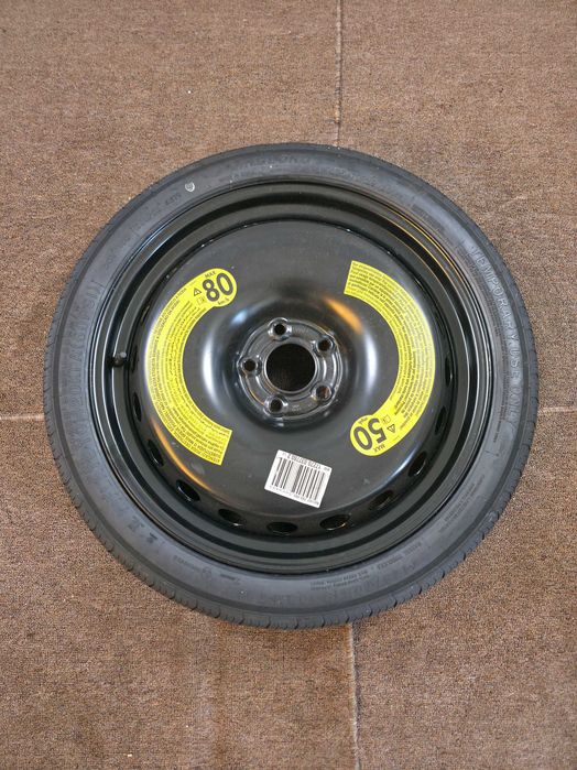 Roata Rezerva SLIM 5x112 19'' 66.6 - 125/70/19 - OEM AUDI A4 A5 A6 - Mercedes B C E Class - BMW Seria 3 4 5 - DOT 2019 NOUA !