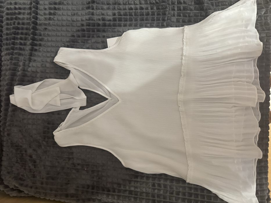 Бял топ Zara-размер Л