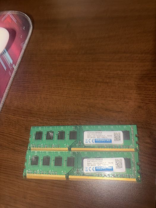 Рам DDR3 2x8 1600MHZ
