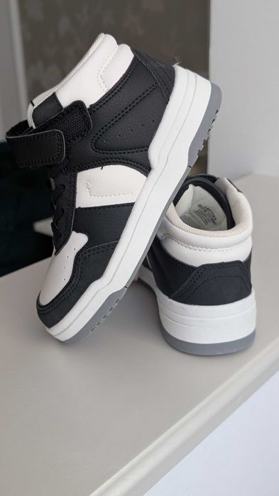 Adidasi copii alb negru