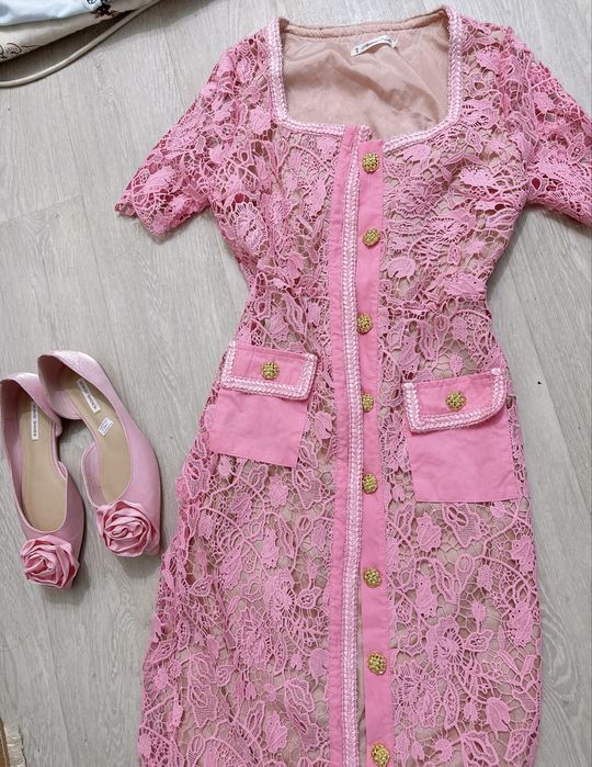 Балетки и платье