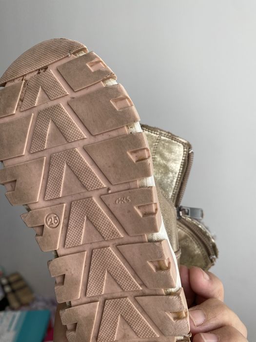 Детские сапоги кожаные