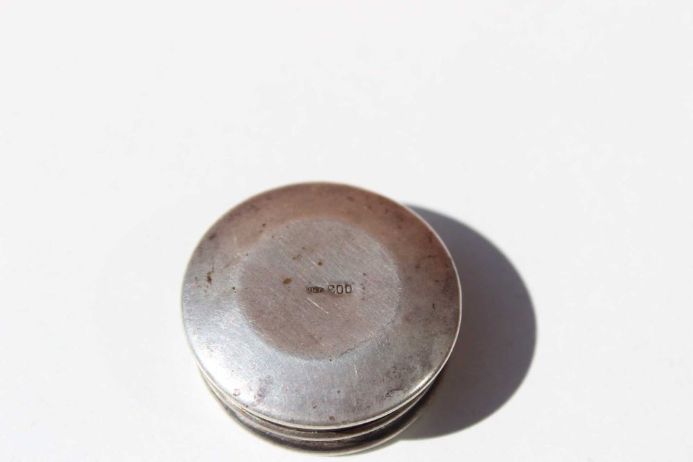 Set rozar/matanie si cutie ARGINT 800, lucrat manual