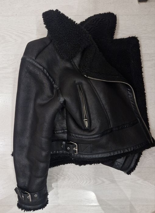 ZARA Дебело зимно яке в черно