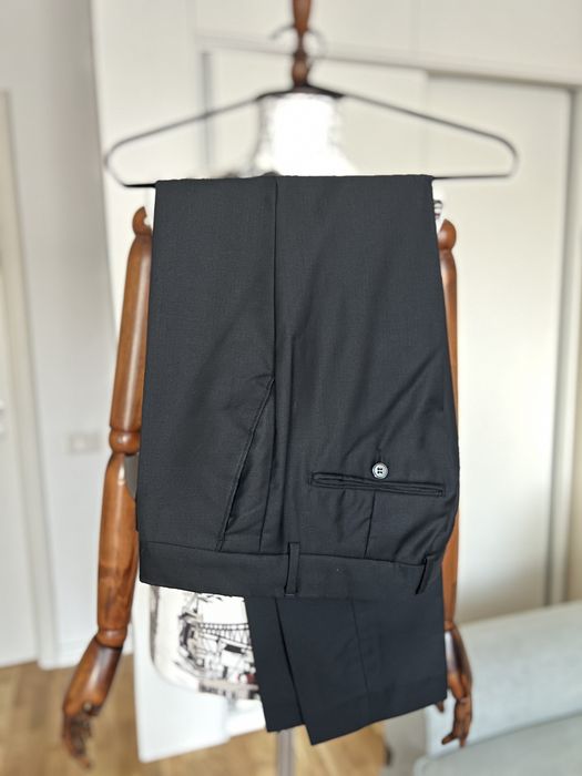Costum negru sacou si pantaloni BMan 48