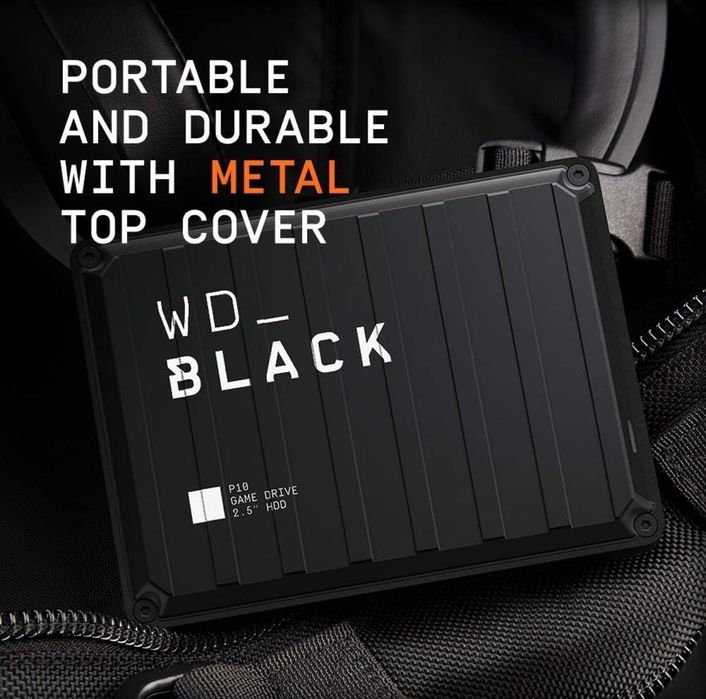 WD Black 4TB P10 Game Drive Portable External Hard Drive  USB 3.2