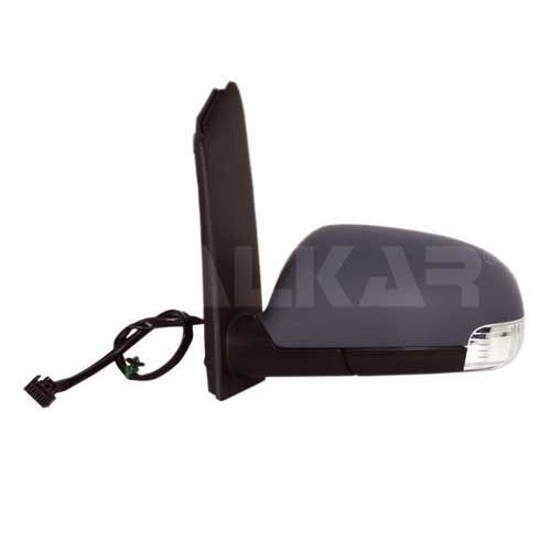 Oglinda exterioara Vw Touran (1t1, 1t2) 2003-2010, Alkar 9226104, parte Dreapta, electrica, incalzita, cu semnalizare, grunduita