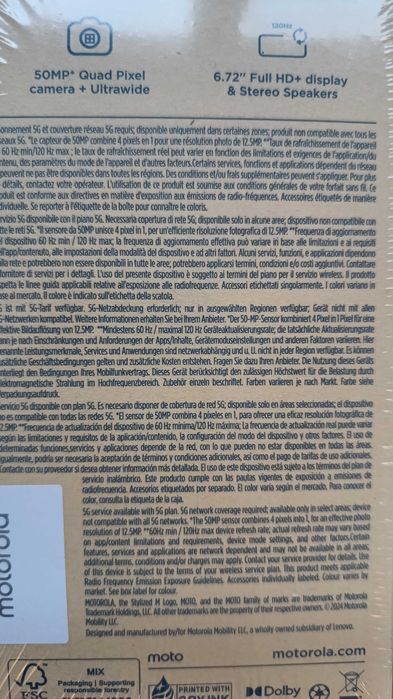 Motorola Moto G35 5G Midnight black 128GB/4GB НОВ