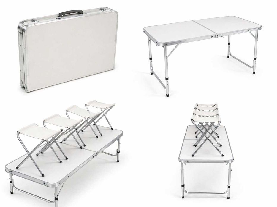 СГЪВАЕМ ПИКНИК КОМПЛЕКТ  МАСА + 4 СТОЛА И КУФАР