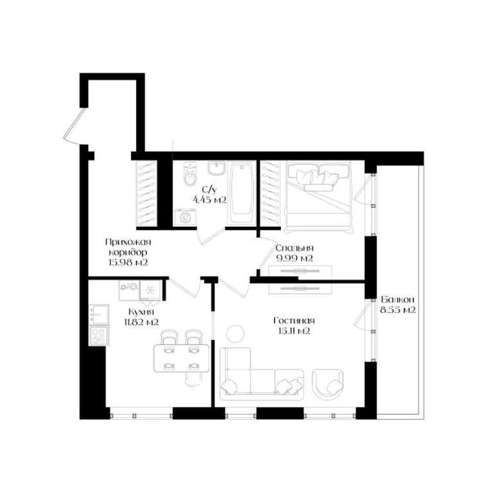 Квартиры напрямую от Застройщика, БЕЗ посредников и переплат!