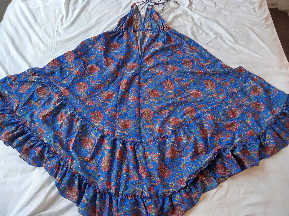 Рокля коприна бохо стил-20 евро.