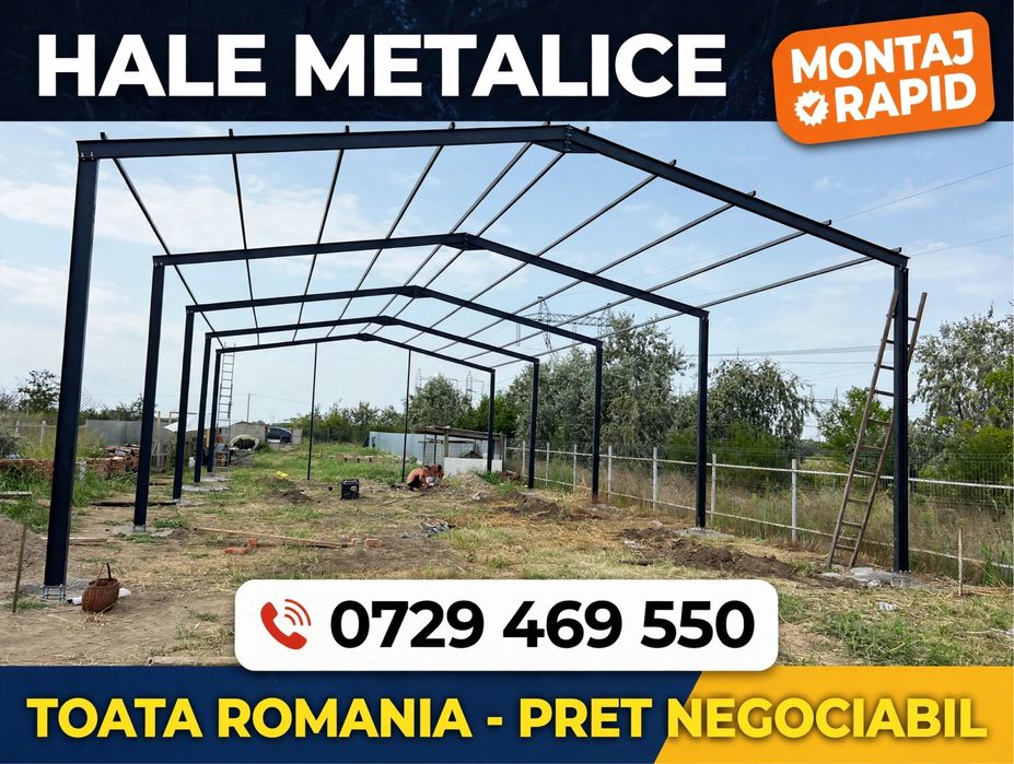 Hale metalice la noi gasiti 10 mx15 m x3