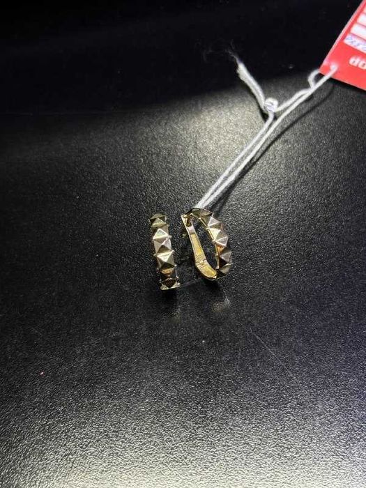 Серьги Шипы золото