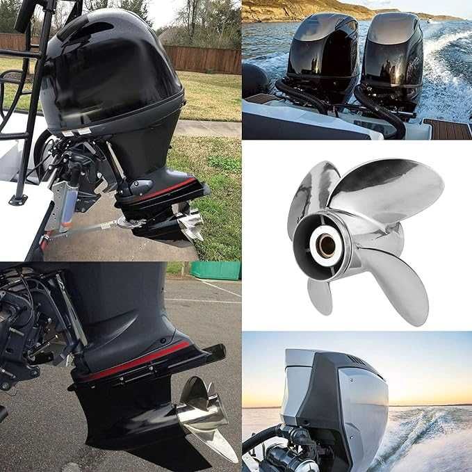 Tracțiune mare elice 4 lame otel inoxidabil ambarcatiune barca