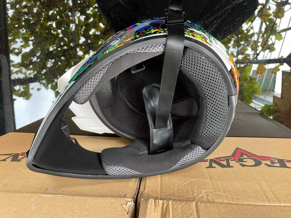 Casca Moto Enduro Cross ATV S M L XL Cagula Cadou