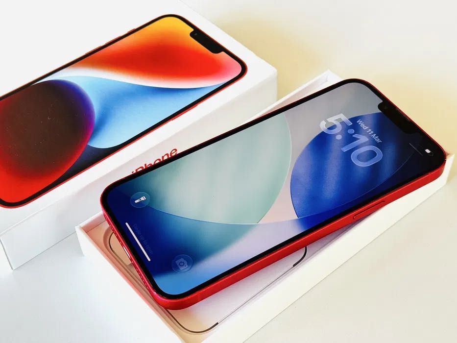 НОВ! Iphone 14 Plus 128GB Red 100% Батерия! Гаранция 6 месеца