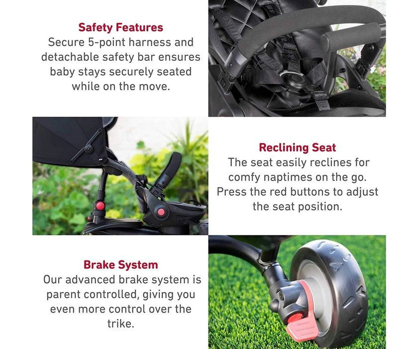 smartTrike сгъваема триколка 7-в-1 smarTfold