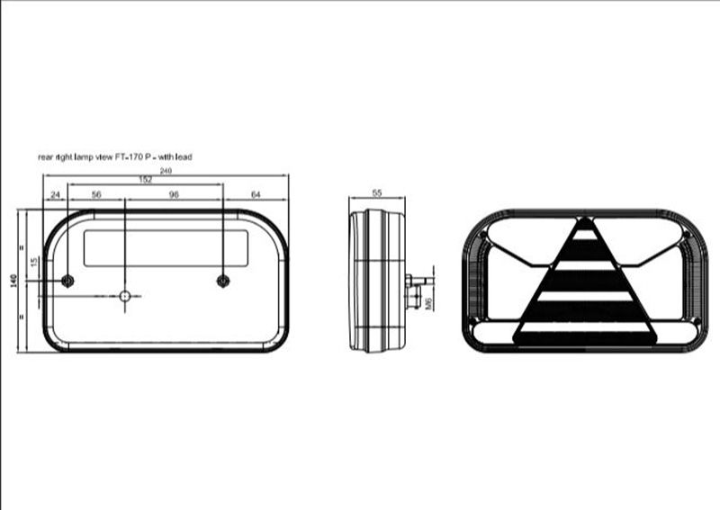 lampa stop led ft-170-tb p dreapta