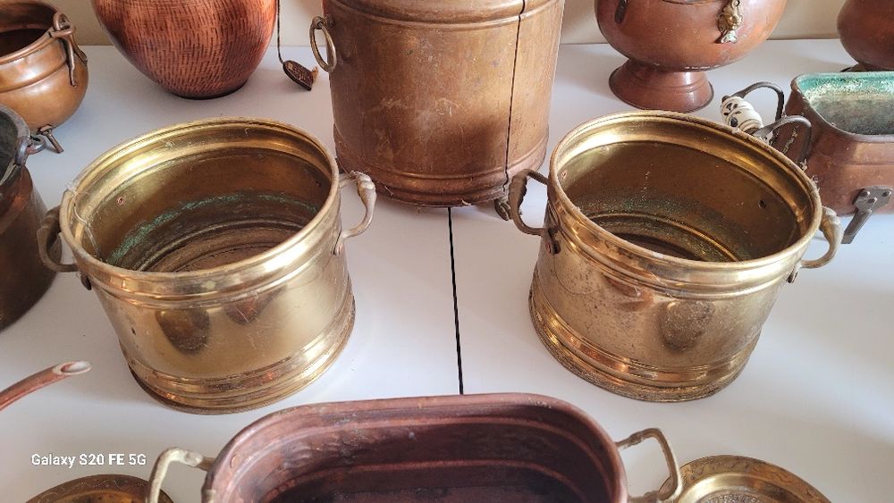 Декоративни винтидж медни съдове ,кани