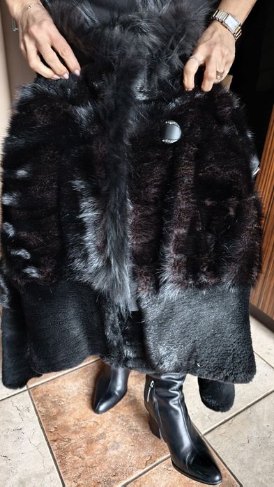 Blana naturala din nurca (vizon), marimea 40, stare noua