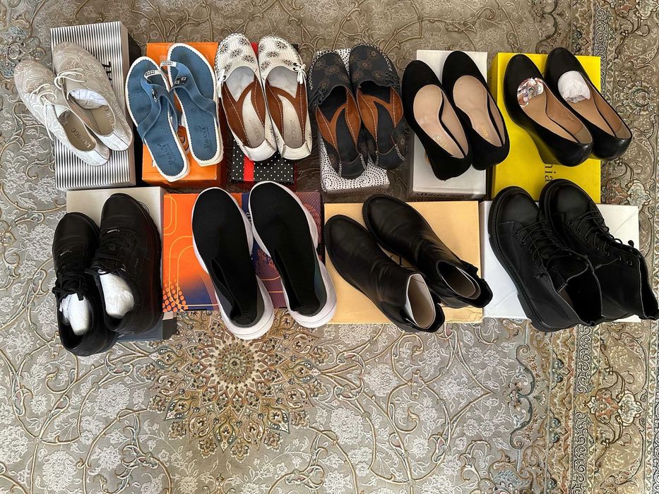 Распродажа обуви, туфли, мокасины, сапожки. Все по 10 000тг.