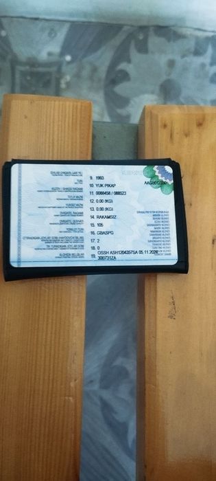 Пикап метанола холати янги