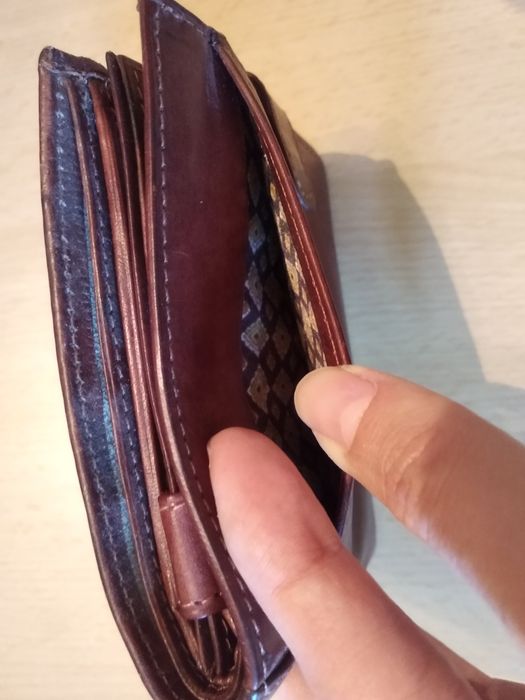 Кошелек кожаный б/у