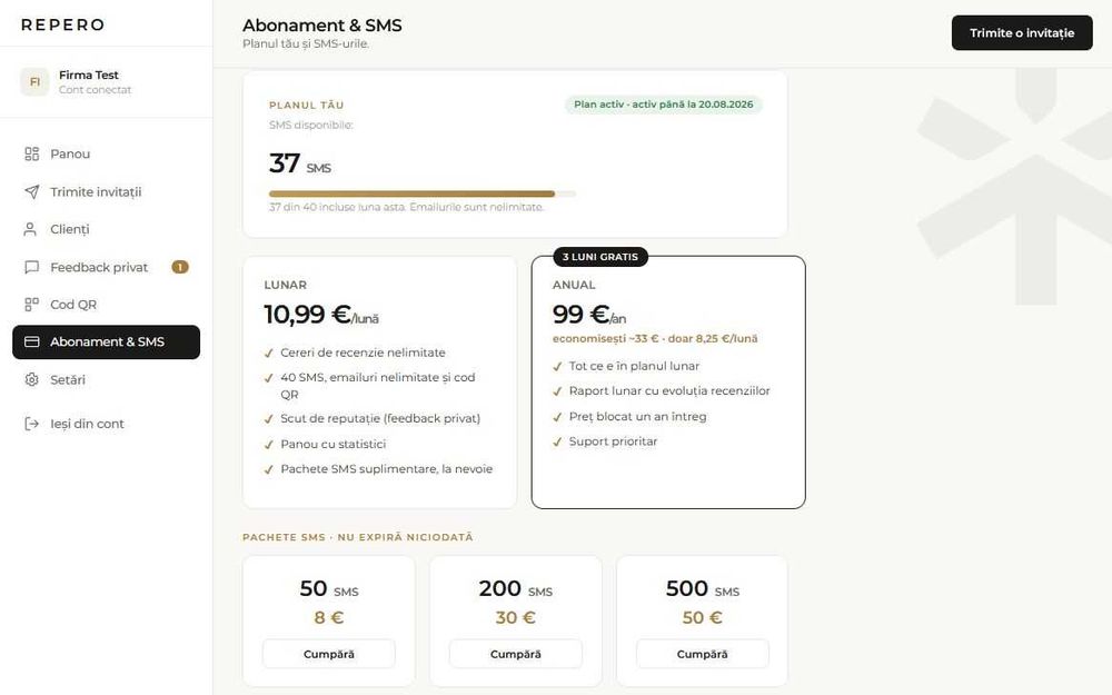 Afacere online la cheie – Aplicație web recenzii Google pentru firme, SaaS complet