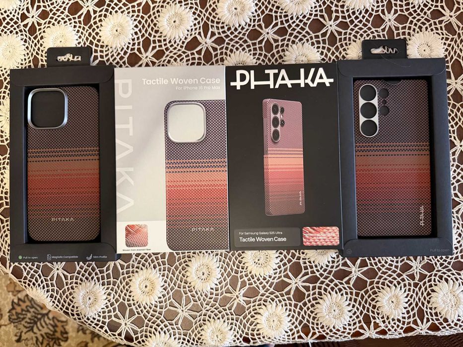 Чехол PITAKA Original для Iphone 16Pro Max и Galaxy S25 ULTRA