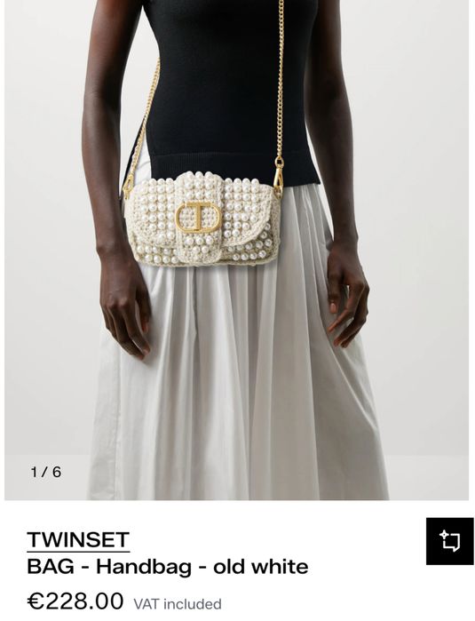 Чанта с перли Twinset