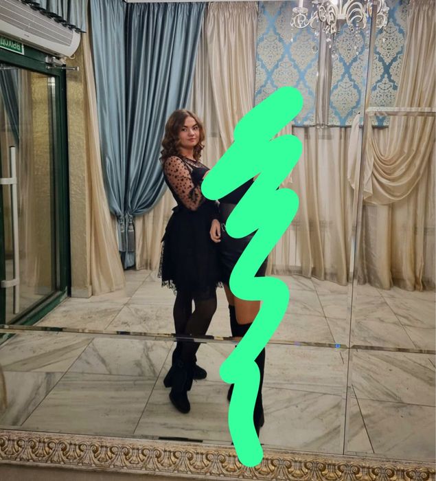 Платье женское черное