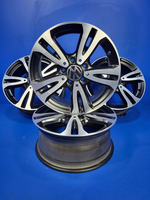 Jante bicolore 5x112 R16 pt Vw Golf 5-6-7, Jetta, Touran, T-Roc etc