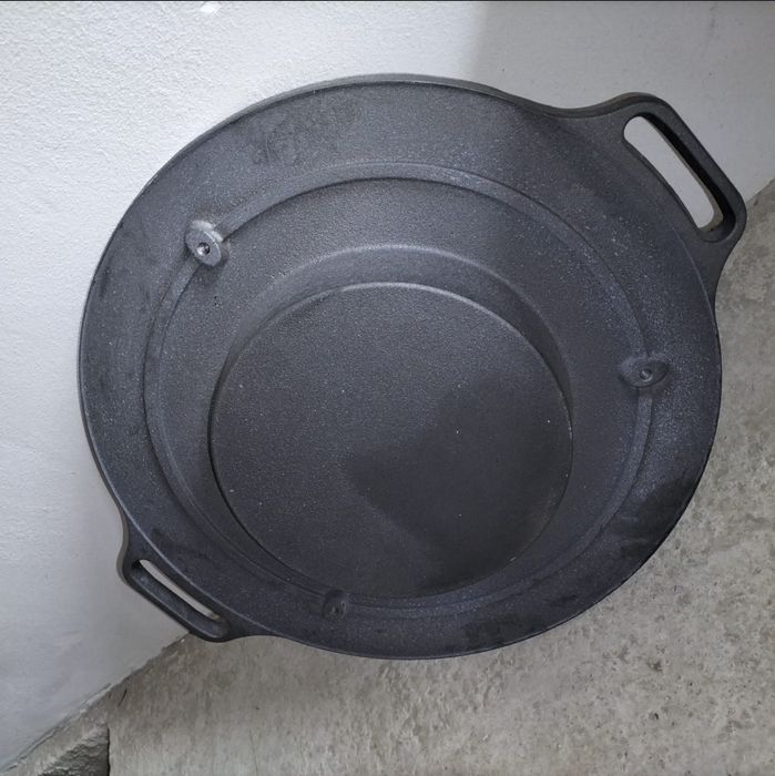 Disc gratar din fonta 50cm  cu picioare demontabile