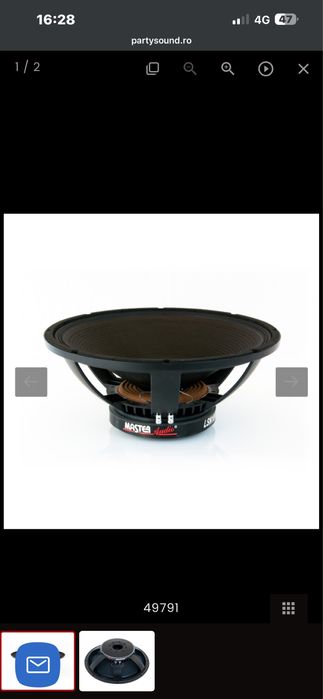 master audio lsn18/8 ohmi pe 18 inch