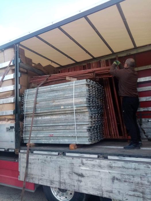 Поцинковани пътеки / талпи за италианско рамково скеле