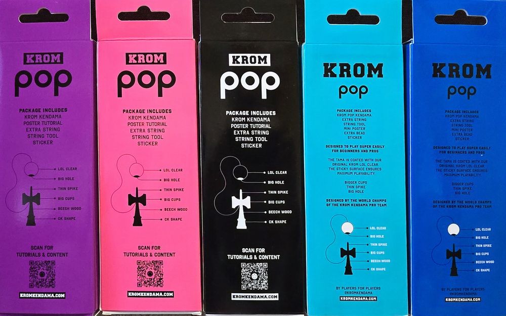 Kendama Krom Pop LOL Sticky - Originala