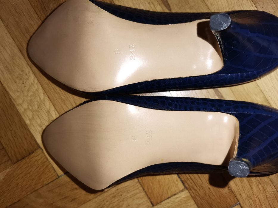 Дамски елегантни обувки от естествена кожа