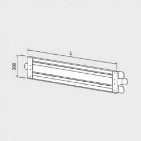 Tabla protectie tip Battitaco pentru schela - Sfantu Gheorghe