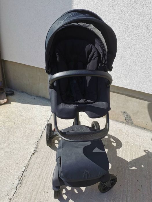 Stokke® Xplory® X + бебешки кош ,  Rich Black с гаранция до 03.2027 година