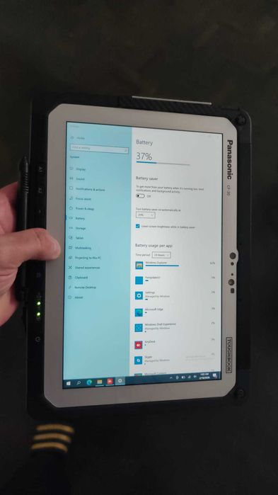 Tableta Panasonic Toughbook CF-20 8/256Gb TouchScreen, Antisoc, DUAL BOOT: Windows + Android, recomandata pentru utilizarea cu diagnozele auto,