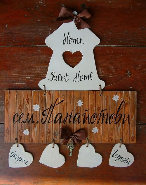 Рисувани табели за входна врата