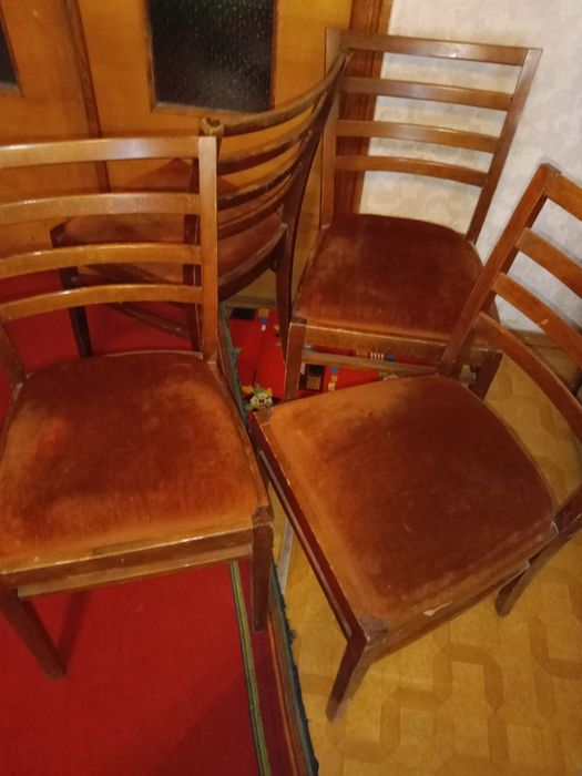 4 крепких стула, бук основной материал, как венские стулья