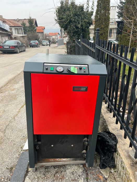 Котел за пелети + бункер + горелка