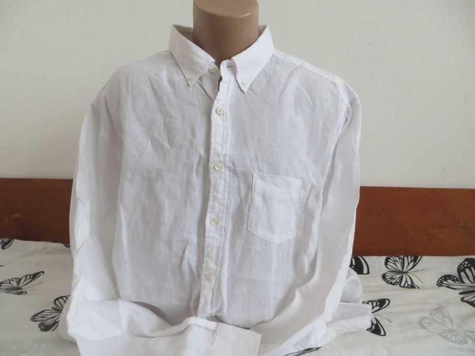 Мъжки ризи с дълъг ръкав от лен Dressmann, Uniqlo, WE, Zara,  Rewash