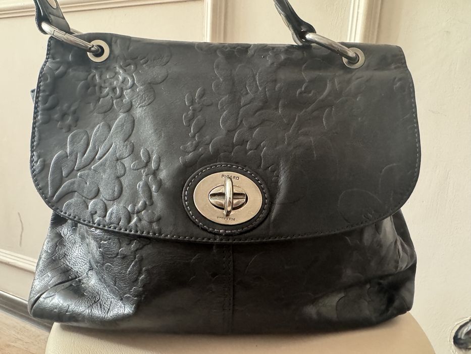 Сумка из тисненой кожи